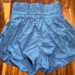 Blue free people movement shorts